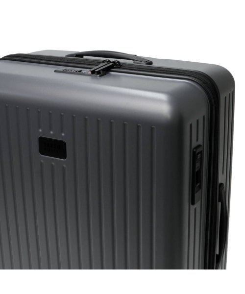 タケオキクチ スーツケース キャリーケース おしゃれ 大型 拡張 ストッパーエキスパンダブル 大容量 TSAロック 旅行 CITY BLACK CTY006A CITY BLACK