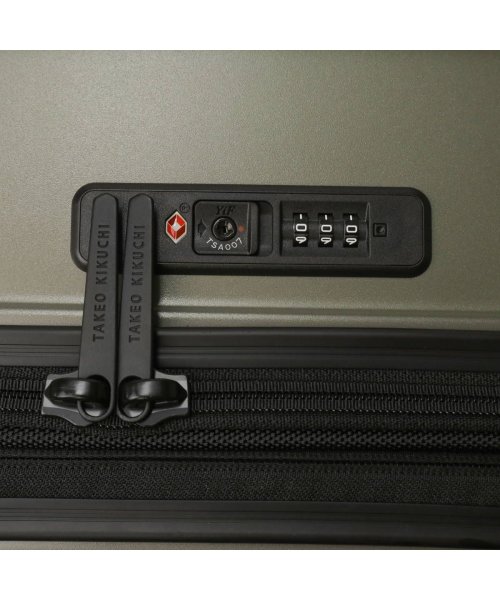 タケオキクチ スーツケース キャリーケース おしゃれ 大型 拡張 ストッパーエキスパンダブル 大容量 TSAロック 旅行 CITY BLACK CTY006A CITY BLACK