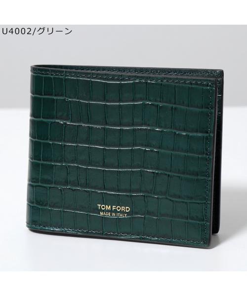 TOM FORD(トムフォード)/TOM FORD 二つ折り財布 Y0228 LCL239 クロコダイル/img02