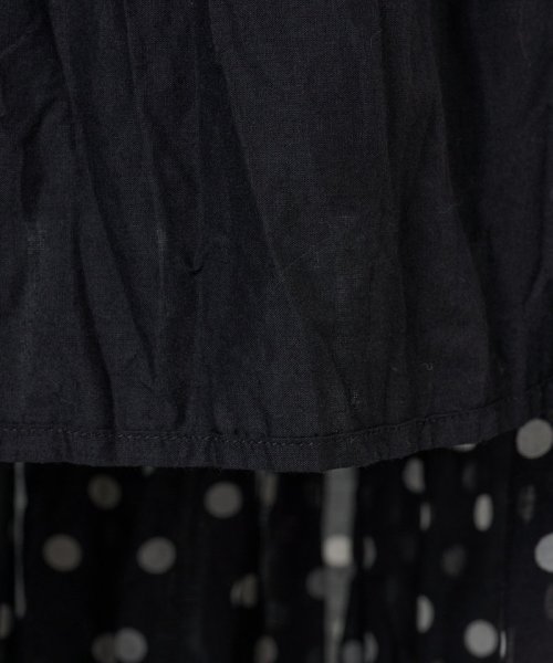 クリンクルドットスカート 着用時