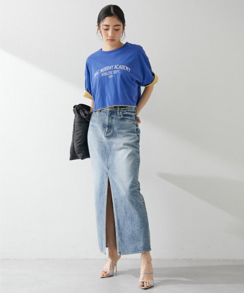 デニムスリットスカート M～L｜着用サイズ