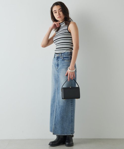 デニムスリットスカート M～L｜着用サイズ