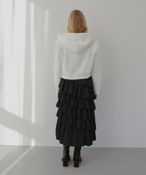 MIELI INVARIANT(ミエリ インヴァリアント)/Wrinkle Tiered Skirt/img20
