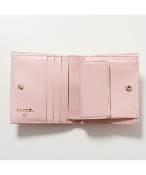 CHANEL 二つ折り財布 AP3178 MATELASSE マトラッセ CHANEL 二つ折り財布 AP3178 MATELASSE