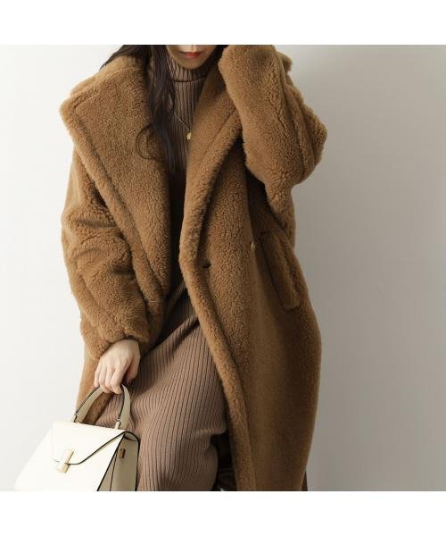 Max Mara(マックスマーラ)/MAX MARA ファーコート TEDDY キャメル シルク テディコート/img04