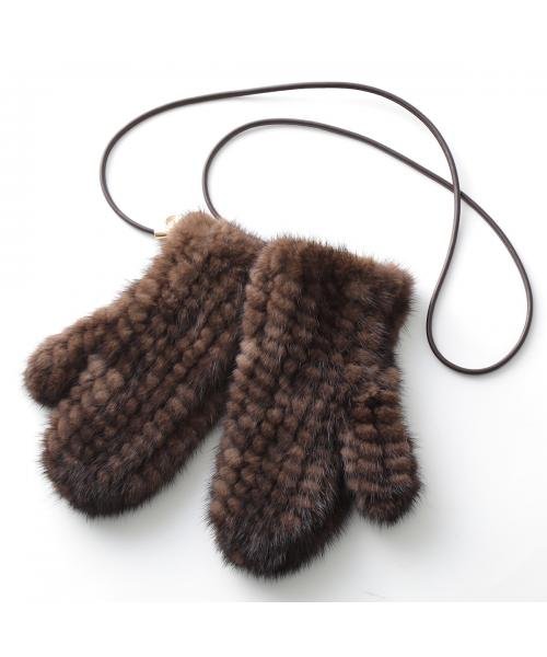 MAX MARA ミトン MINKMITT ミンク ファー コード付き MARA MAX ミトン MINKMITT ミンク ファー