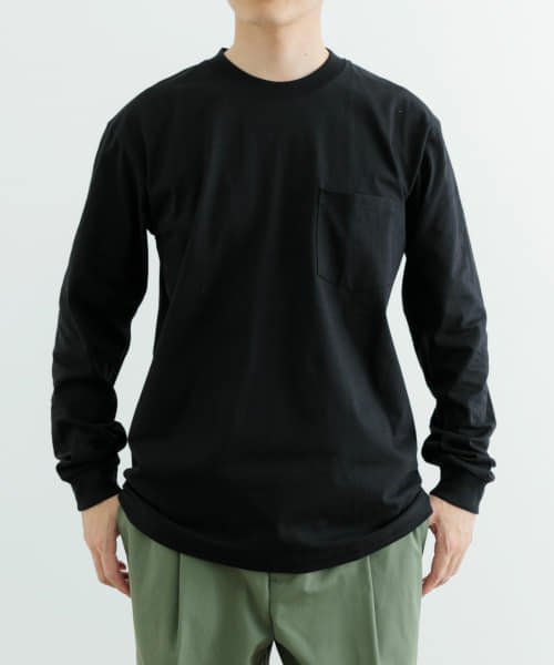 ITEMS URBANRESEARCH(アイテムズアーバンリサーチ（メンズ）)/Hanes　BEEFY Long－Sleeve Pocket T－shirts/img01