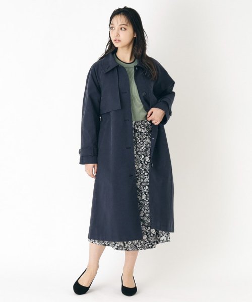  LAURA ASHLEY(ローラアシュレイ)/【防花粉加工/3シーズン着用可】スタンドカラートレンチコート/img17