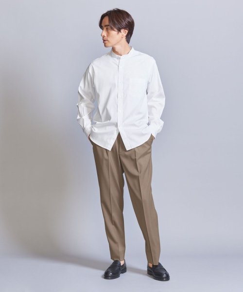 BEAUTY&YOUTH UNITED ARROWS(ビューティーアンドユース　ユナイテッドアローズ)/70/2 ブロード バンドカラー リラックスレギュラー シャツ/img04