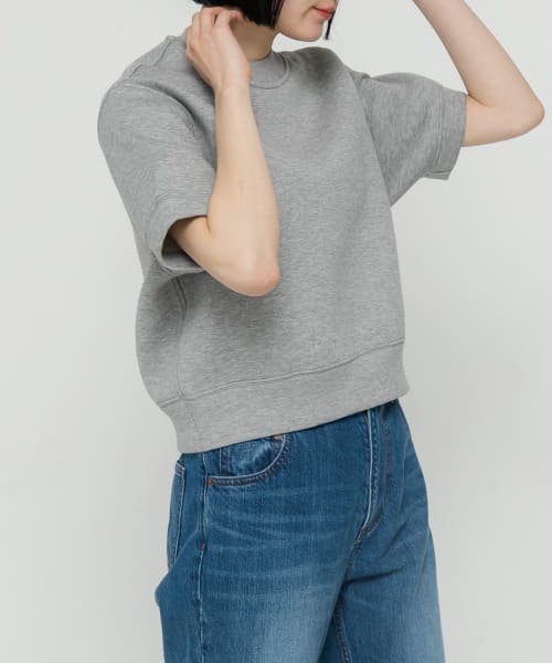 URBAN RESEARCH DOORS(アーバンリサーチドアーズ)/unfil　double faced cropped half－sleeve top/img06