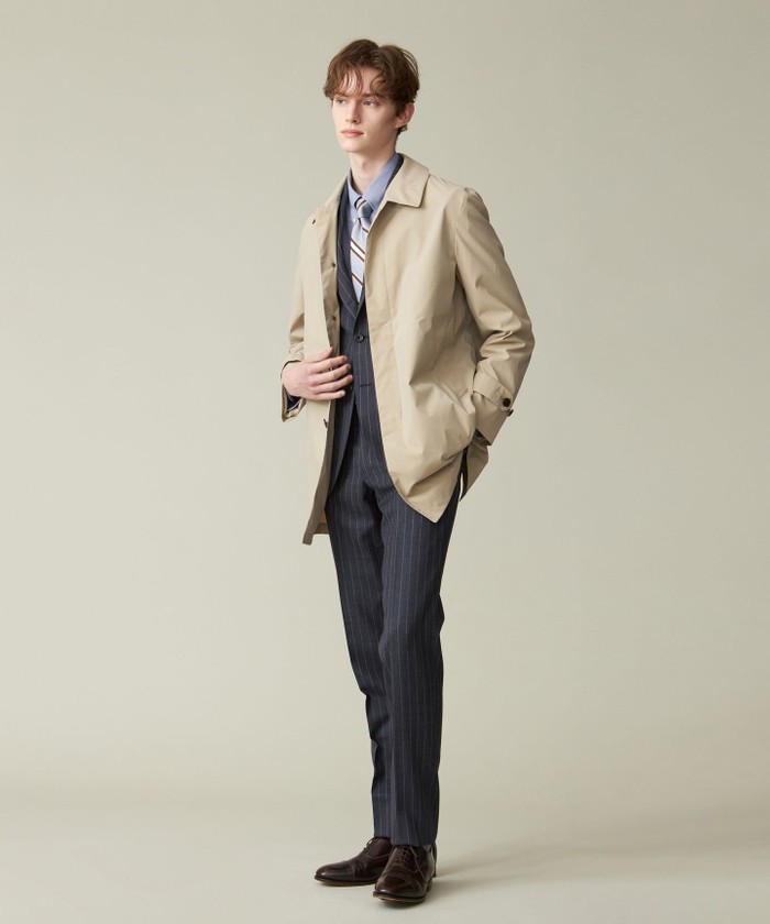 テクニカルライトポプリン ドレスカーコート(505862984)｜HANKYU MEN'S