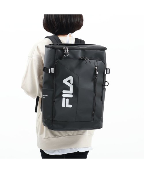 FILA(フィラ)/フィラ リュック 大容量 FILA 30L A3 B4 軽量 撥水 スクエアリュック ボックス型 通学 通学リュック リュックサック PC収納 サイン 7762/img01