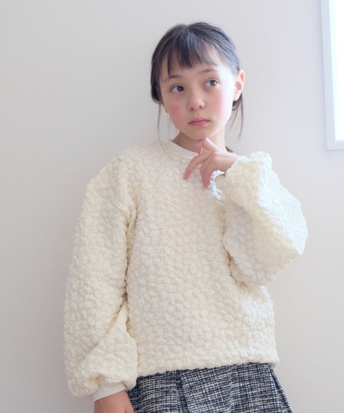 SHOO・LA・RUE(Kids) (シューラルーキッズ)/【110－140cm】ぽこぽこジャカードプルオーバー/img10