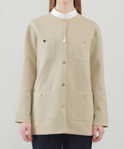 ミラノリブニットジャケット 