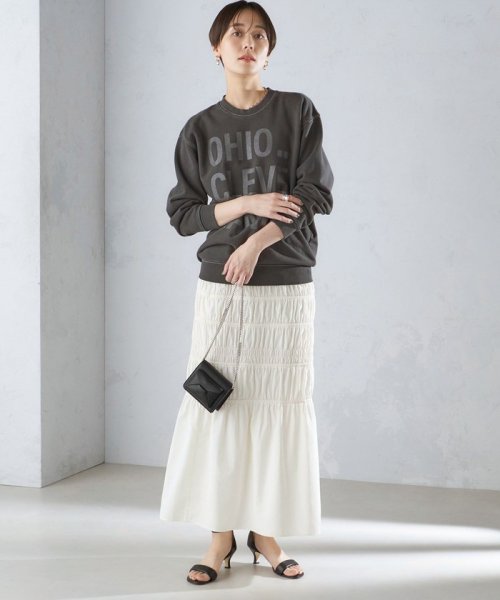 SHIPS WOMEN(シップス　ウィメン)/【SHIPS別注】Odub:〈手洗い可能〉メタリック ロゴ スウェット 24SS ◇/img54