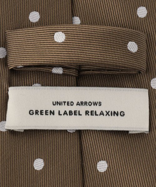 green label relaxing(グリーンレーベルリラクシング)/GLR ポリエステル ウォッシャブル ドット ネクタイ/img08