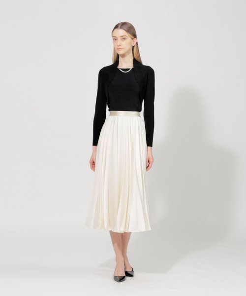 キュプラベーシック ショートニットボレロ ご自宅で手洗い可能です 洗濯表示に従ってお手入れしてください