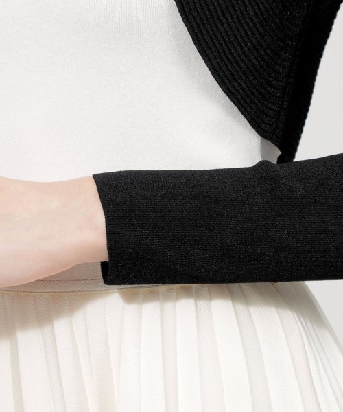 キュプラベーシック ショートニットボレロ ご自宅で手洗い可能です 洗濯表示に従ってお手入れしてください