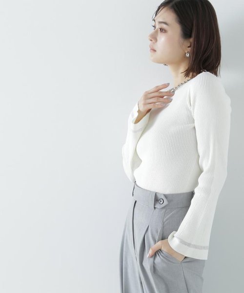 シアーラインフレアカフスニット 人気・おすすめ｜使いやすい・旅行におすすめ 品質保証 全国発送 在庫限り