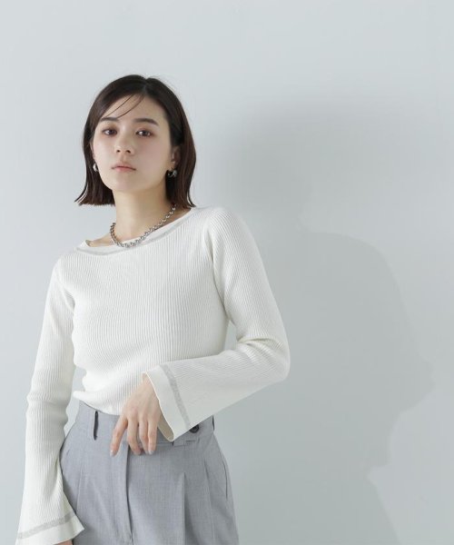 シアーラインフレアカフスニット 人気・おすすめ｜使いやすい・旅行におすすめ 品質保証 全国発送 在庫限り