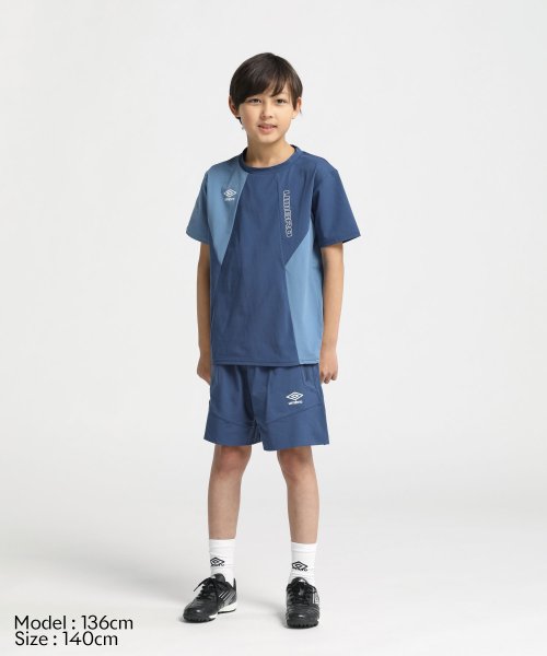 umbro(アンブロ)/ジュニアアンブロポリバレントハーフパンツ｜吸汗｜防風｜ストレッチ/img01