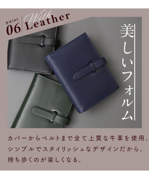 exrevo(エクレボ)/カードケース レディース メンズ おしゃれ 名刺入れ 牛革 本革 レザースリム 40枚 縦型 大容量 コンパクト ブランド  ベジタブルタンニンレザー プレゼン/img09