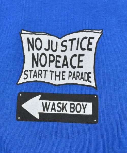 WASK(ワスク)/異素材ポケットTシャツ＋ラインロゴ天竺Tシャツセット(100~160cm)/img11