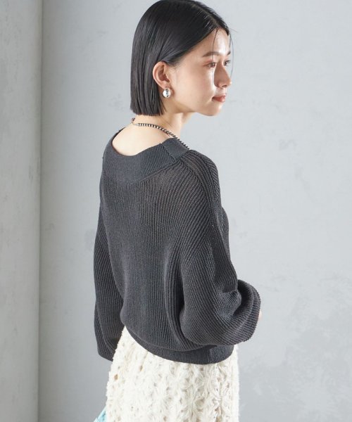 SHIPS WOMEN(シップス　ウィメン)/〈手洗い可能〉ペーパー コットン プルオーバー 24SS ◇/img36