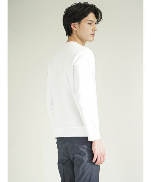 m.f.editorial(エムエフエディトリアル)/【DRESS T－SHIRT】綿ストレッチ クルーネック長袖Tシャツ メンズ Tシャツ カットソー カジュアル インナー ビジネス ギフト プレゼント/img03