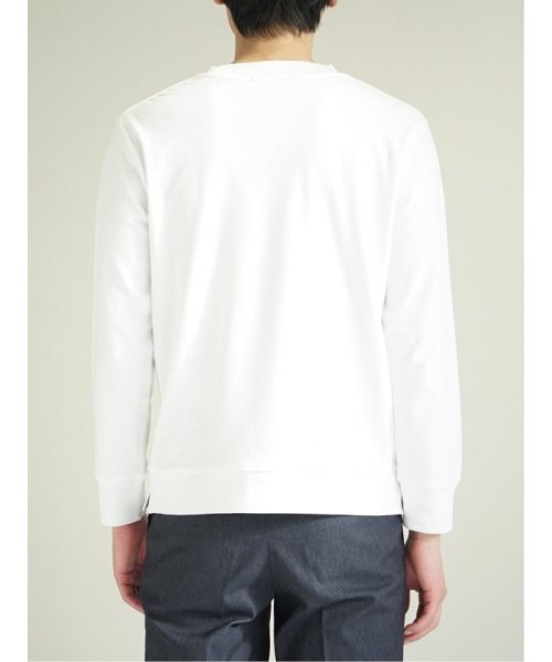 m.f.editorial(エムエフエディトリアル)/【DRESS T－SHIRT】綿ストレッチ クルーネック長袖Tシャツ メンズ Tシャツ カットソー カジュアル インナー ビジネス ギフト プレゼント/img07