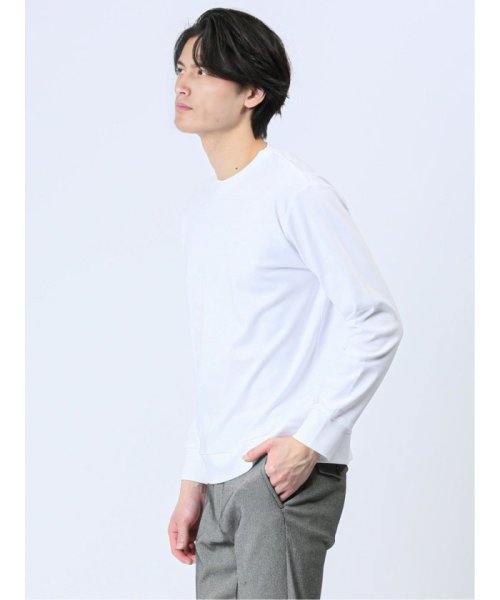 TAKA-Q(タカキュー)/【DRESS T－SHIRT】綿ストレッチ クルーネック長袖Tシャツ メンズ Tシャツ カットソー カジュアル インナー ビジネス ギフト プレゼント/img15