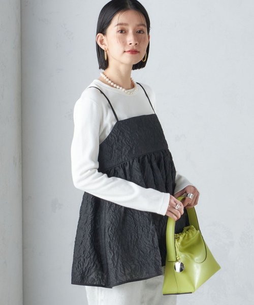 SHIPS WOMEN(シップス　ウィメン)/* 〈手洗い可能〉フラワー エンボス キャミソール 24SS ◇/img34