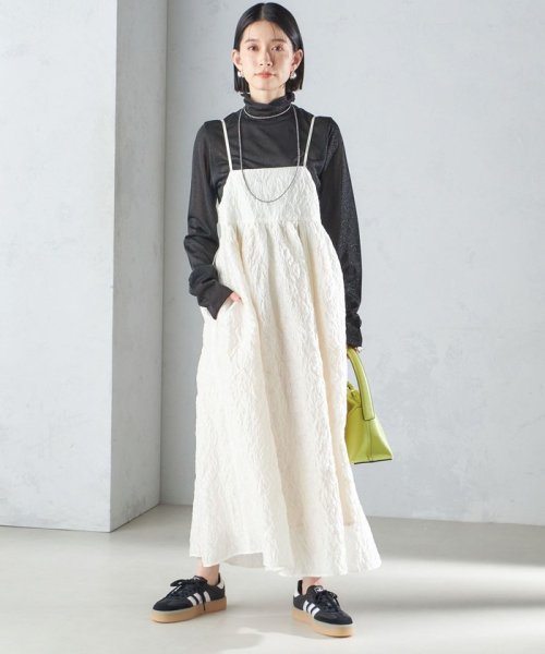 SHIPS WOMEN(シップス　ウィメン)/* 〈手洗い可能〉フラワー エンボス キャミ ワンピース 24SS ◇/img14