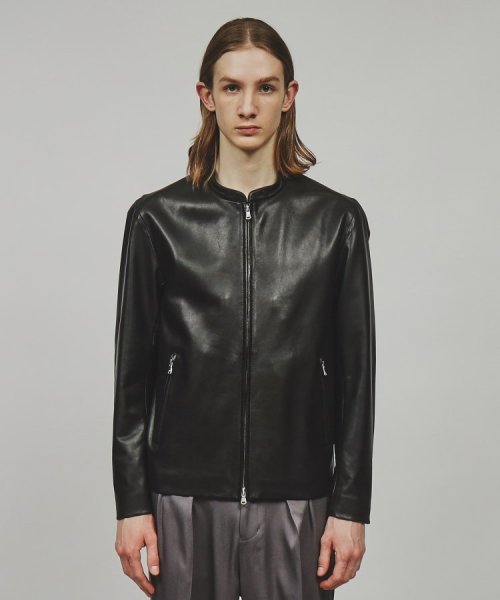 ラムレザーシングルライダースジャケット 