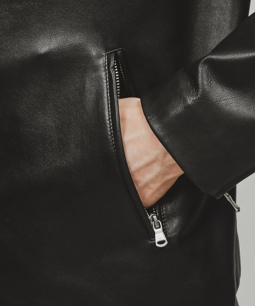 ラムレザーシングルライダースジャケット 