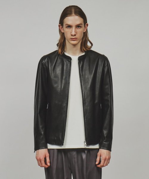 ラムレザーシングルライダースジャケット 