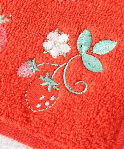 one'sterrace(ワンズテラス)/◆【ワンズテラスオリジナル】苺 タオルハンカチ 刺繍/img04