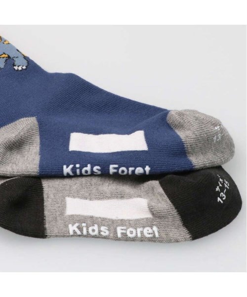 Kids Foret(キッズフォーレ)/【子供服】 Kids Foret (キッズフォーレ) 恐竜クルーソックス・靴下 11cm～20cm B13304/img05