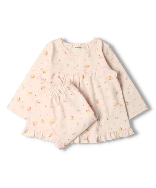 Kids Foret(キッズフォーレ)/【子供服】 Kids Foret (キッズフォーレ) うさぎ柄長袖パジャマ 90cm～140cm B13703/img01