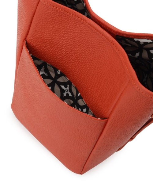 【CLASSY.5月号掲載】シュリンクレザーバケツバッグ 