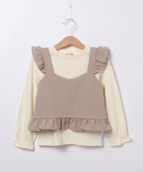 SHOO・LA・RUE(Kids) (シューラルーキッズ)/【110－140cm/2点セット】フリルビスチェ＋インナーセット/img04