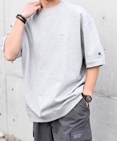 SHIPS any MEN(シップス　エニィ　メン)/【SHIPS any別注】Champion: 1トーン ロゴ ライト スウェット Tシャツ◇/img10