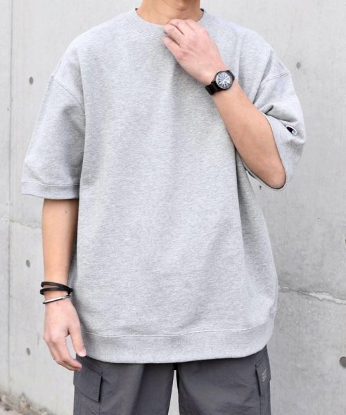 SHIPS any MEN(シップス　エニィ　メン)/【SHIPS any別注】Champion: 1トーン ロゴ ライト スウェット Tシャツ◇/img11