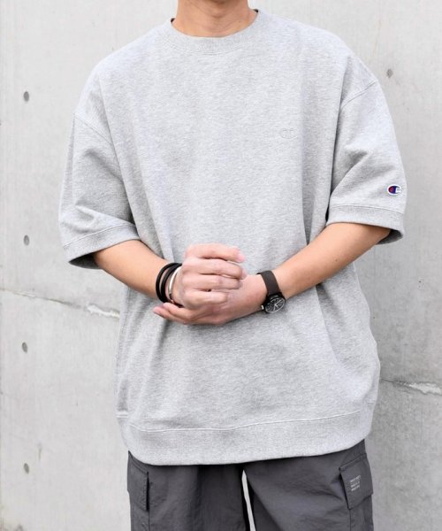 SHIPS any MEN(シップス　エニィ　メン)/【SHIPS any別注】Champion: 1トーン ロゴ ライト スウェット Tシャツ◇/img12