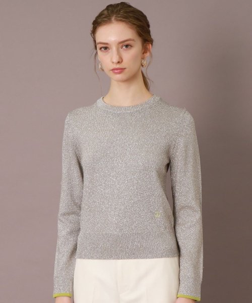 ラメリリヤーンニットプルオーバー 