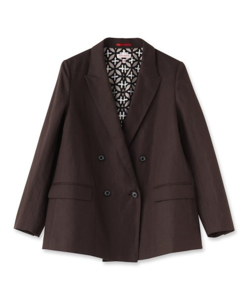 【CLASSY.5月号掲載】【セットアップ可】コットンリネンダブルジャケット 人気・おすすめ｜安定人気・収納便利におすすめ 期間限定割引 配送追跡可 国内発送・メーカー保証対応