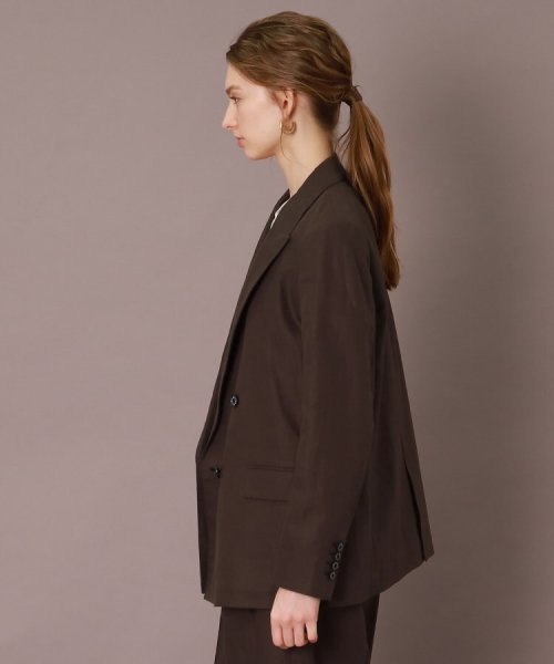 【CLASSY.5月号掲載】【セットアップ可】コットンリネンダブルジャケット 人気・おすすめ｜安定人気・収納便利におすすめ 期間限定割引 配送追跡可 国内発送・メーカー保証対応