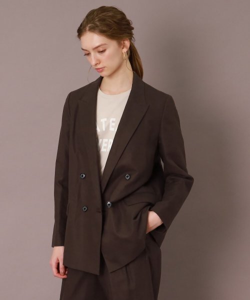 【CLASSY.5月号掲載】【セットアップ可】コットンリネンダブルジャケット 人気・おすすめ｜安定人気・収納便利におすすめ 期間限定割引 配送追跡可 国内発送・メーカー保証対応