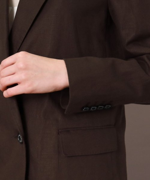 【CLASSY.5月号掲載】【セットアップ可】コットンリネンダブルジャケット 人気・おすすめ｜安定人気・収納便利におすすめ 期間限定割引 配送追跡可 国内発送・メーカー保証対応