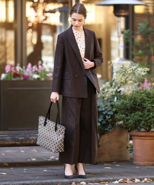 【CLASSY.5月号掲載】【セットアップ可】コットンリネンダブルジャケット 人気・おすすめ｜安定人気・収納便利におすすめ 期間限定割引 配送追跡可 国内発送・メーカー保証対応